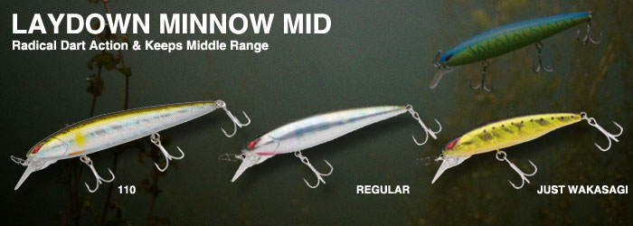 Various Colors New Nories Laydown Minnow Mid 110 High-Float